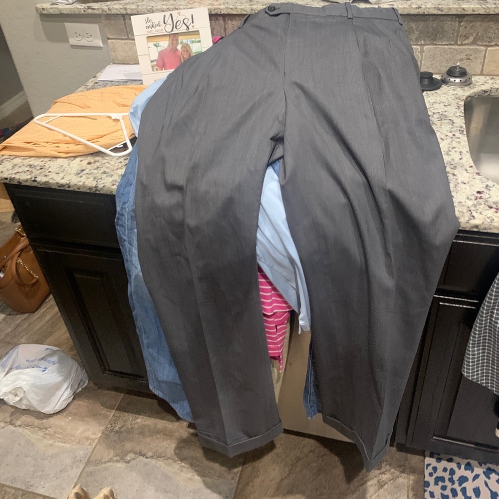 Gold label grey dress slacks